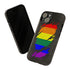 LGBTQ Rainbow Pride Flag Ripped Reveal Tough Case